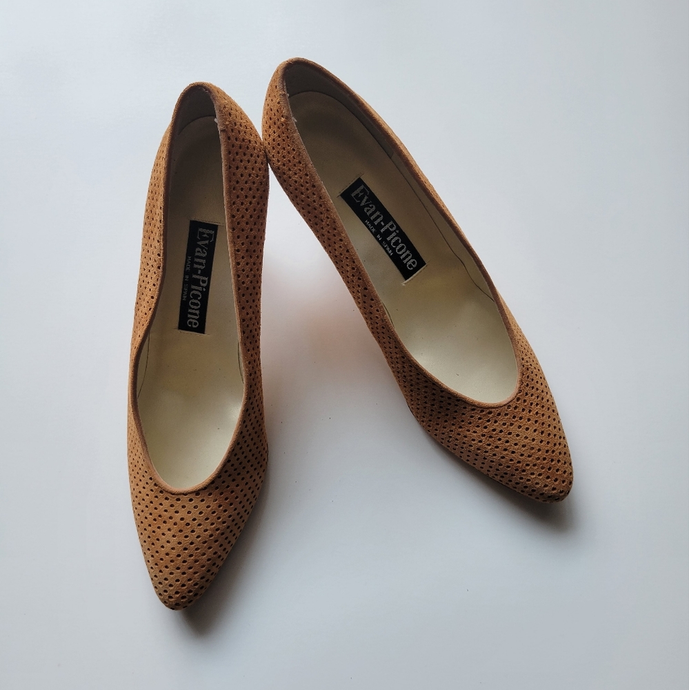 Nwot! Evan-Picone Rust Colored Perforated Style S… - image 2